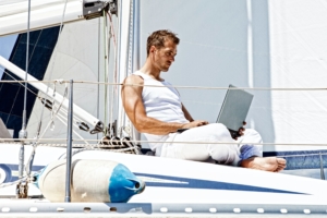 Sailing digital nomad